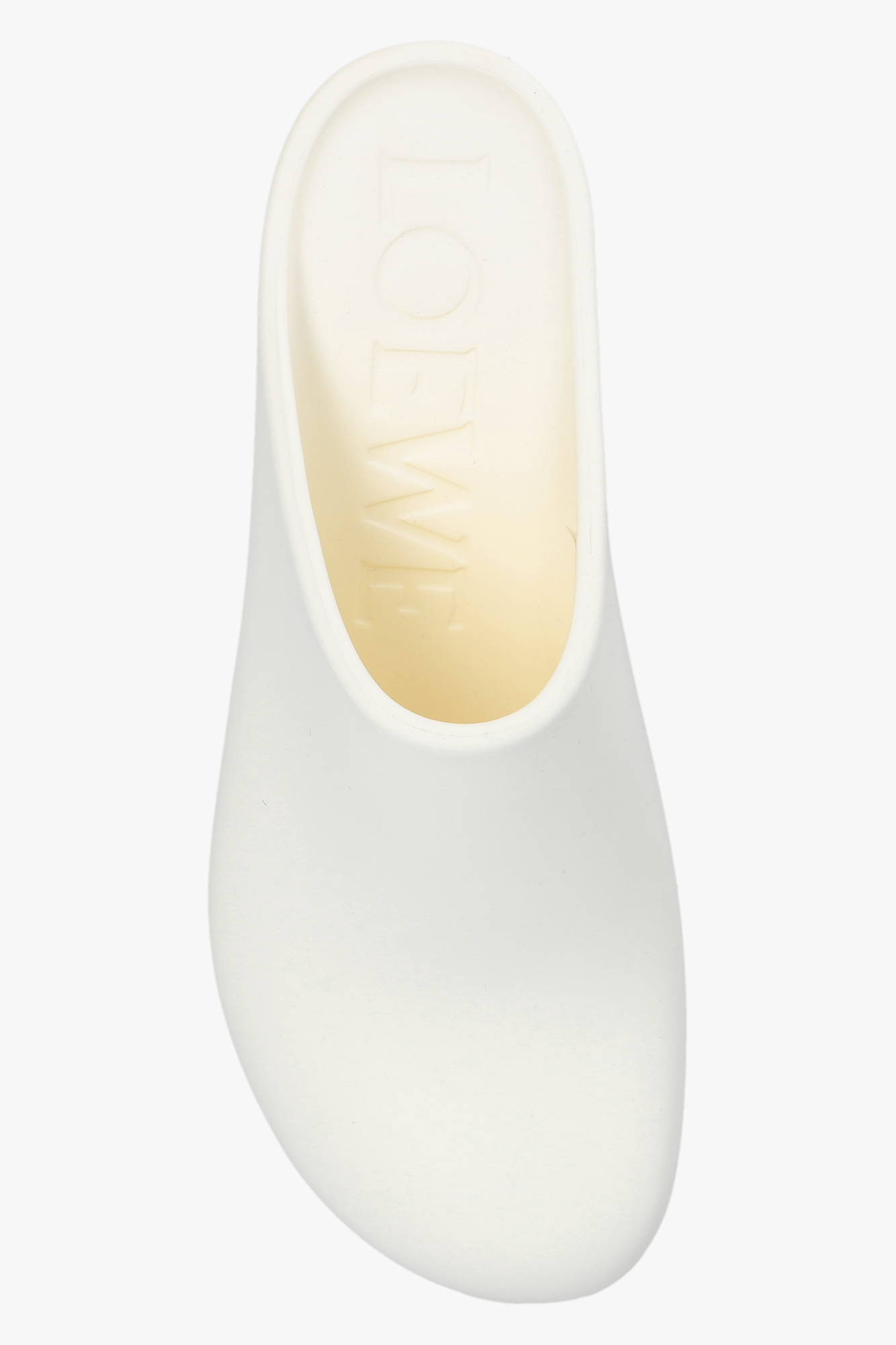 White 'Terra' wedge clogs Loewe - SchaferandweinerShops